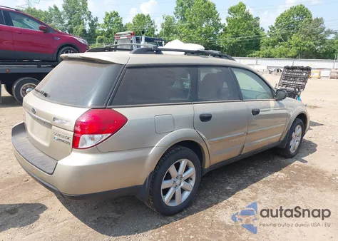 2009 Subaru Outback 2.5I z USA, uszkodzony, nr VIN 4S4BP61C497314279